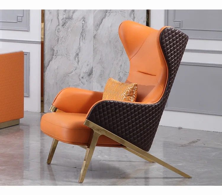 Modern Fashion Light Luxury Leisure Guest Meeting Chair