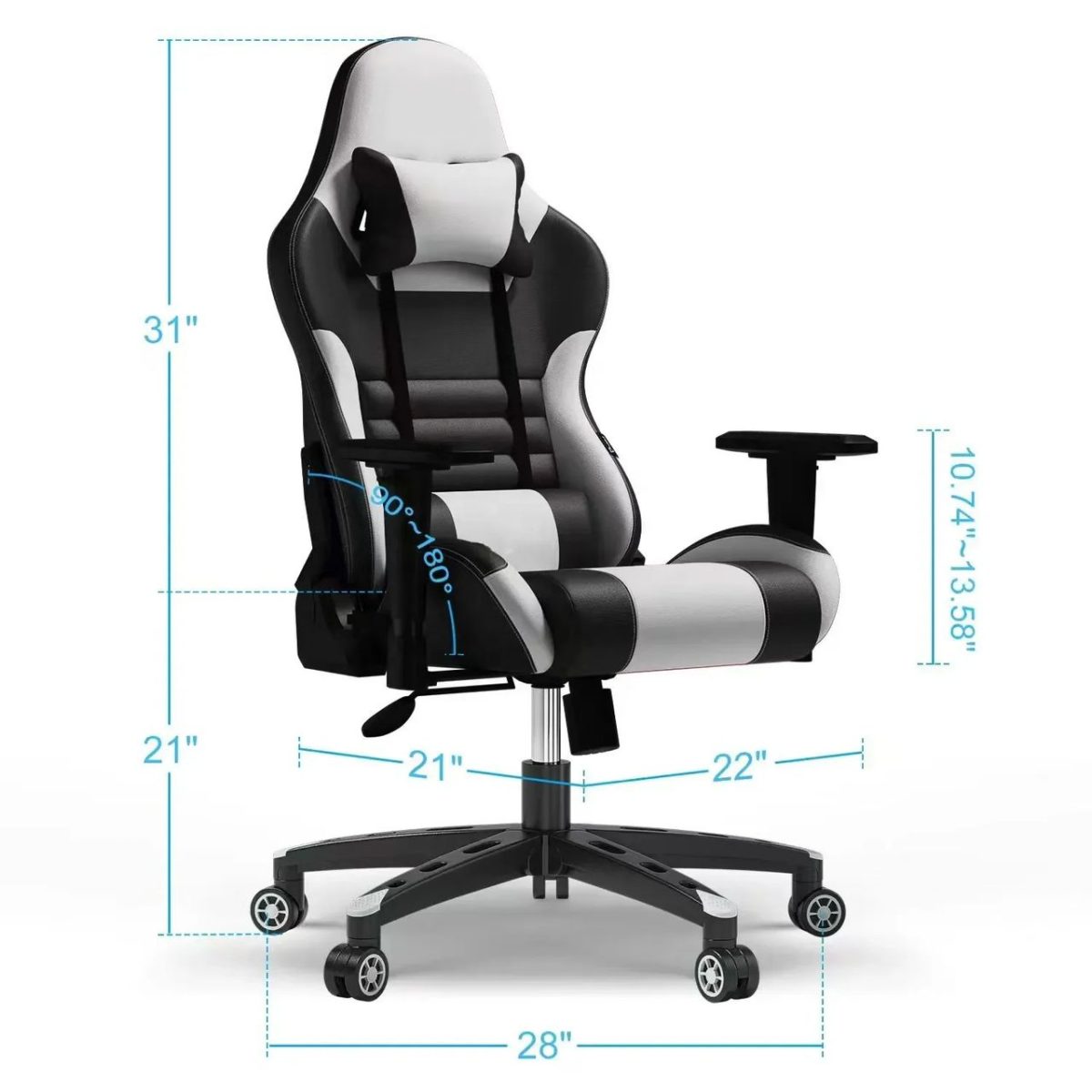 Office Swivel Executive Chair with headrest - Image 4