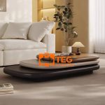 Modern Solid wood 2 in 1 Coffe Table - Image 2