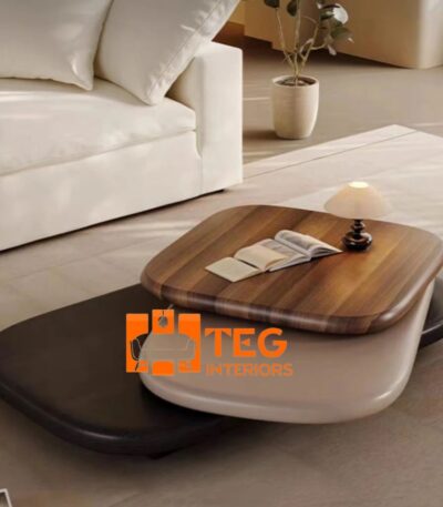 Modern Solid wood 2 in 1 Coffe Table