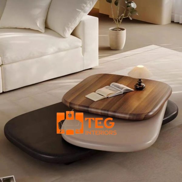 Modern Solid wood 2 in 1 Coffe Table