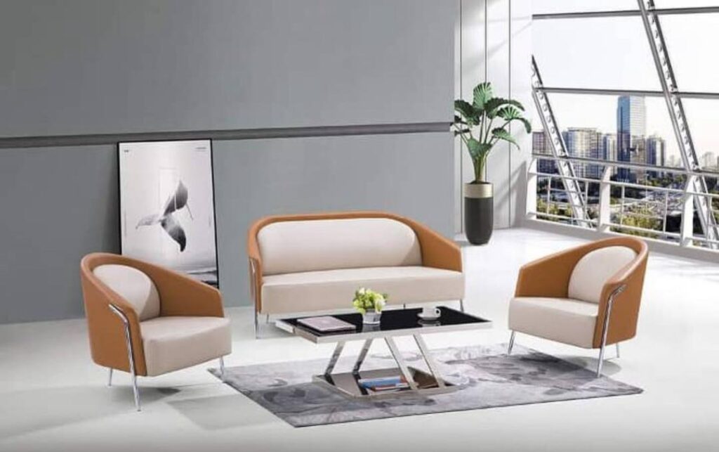 5 seater office sofa
