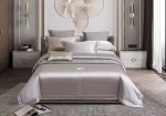 8pcs Cotton/silk duvet set- duvet, bedsheet, 4 pillow case 2 jumbo throwpillows