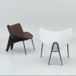 Luxury Leather Chair with Metal Base - Image 4