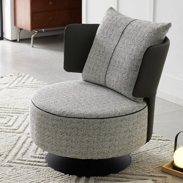 Modern Swivel leisure chair fabricleather