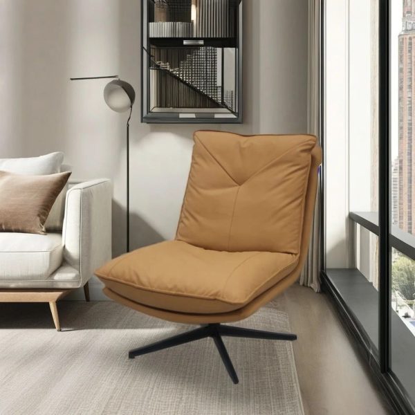 Modern Swivel leisure chair fabric/leather