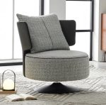 Modern Swivel leisure chair fabric/leather - Image 3