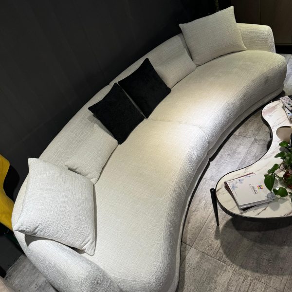 Minimalist Fabric Sectional sofa Size- 3metre