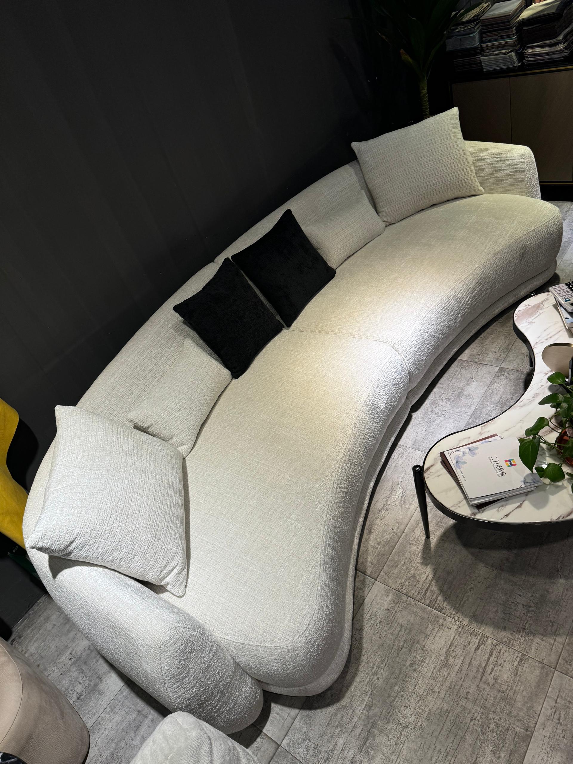 WhatsApp Image 2025-01-02 at 11.31.19 AM Minimalist Fabric Sectional sofa Size- 3metre - Image 1