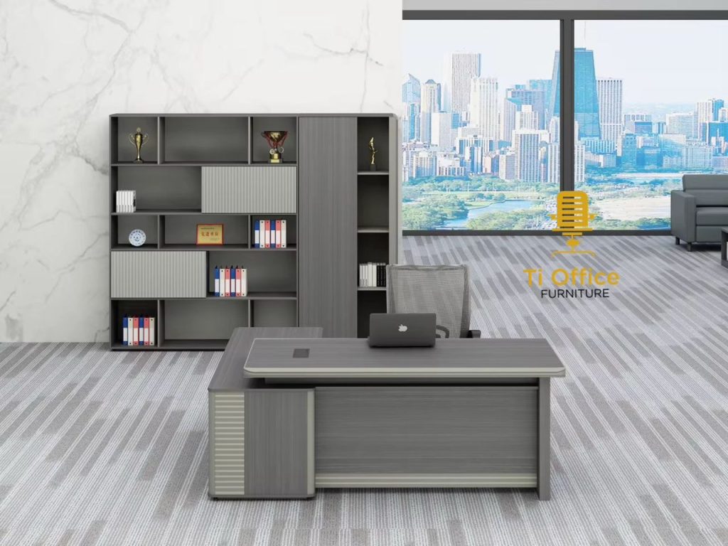 modern grey office table