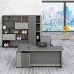 modern grey office table
