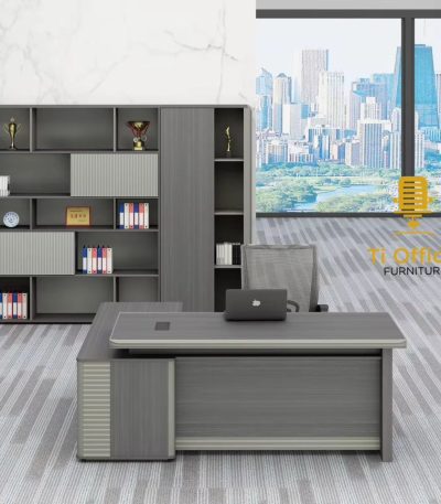 modern grey office table