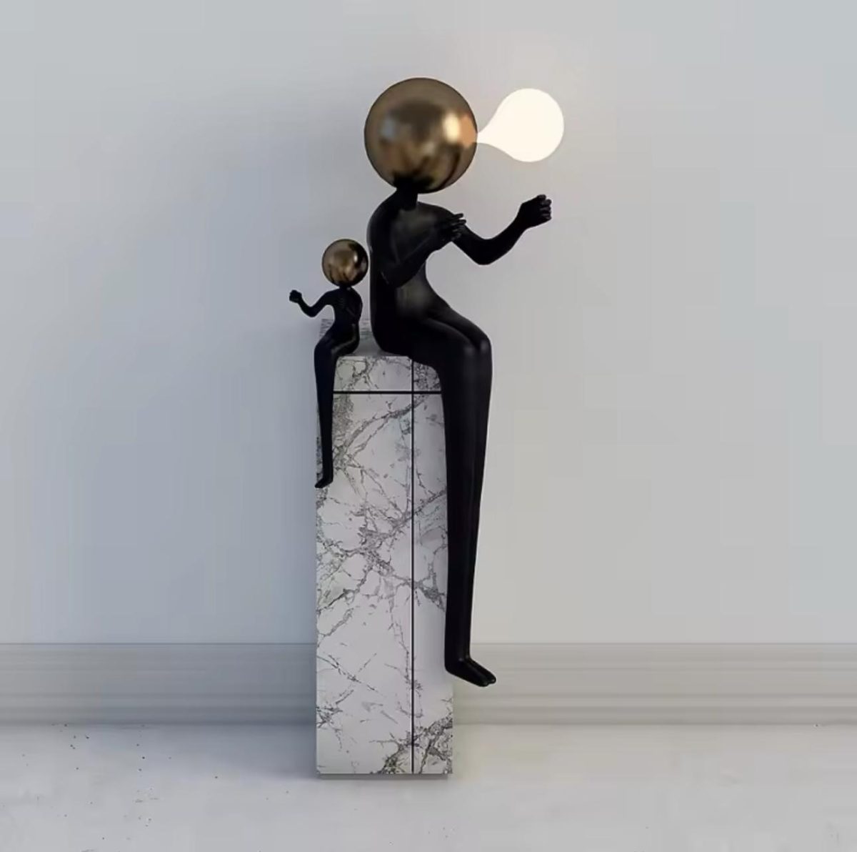 Humanoid Sculpture Floor Decor - Image 3
