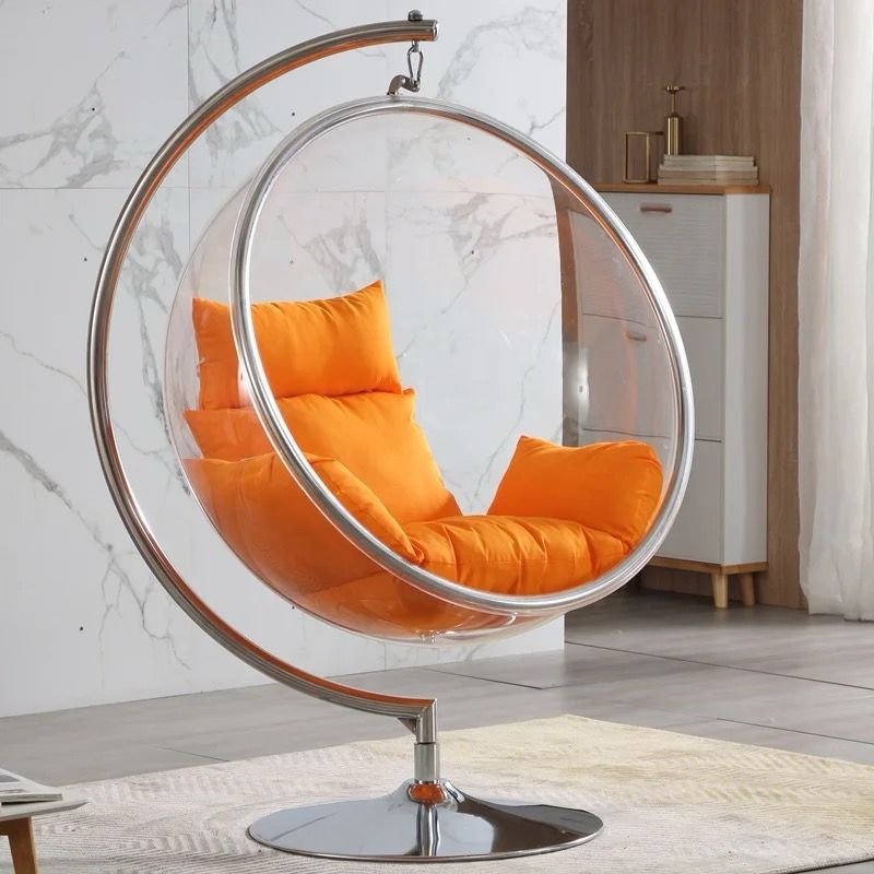 acrylic swing chair