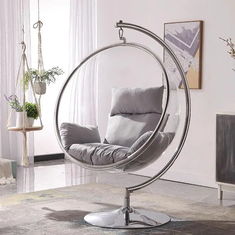 acrylic swing chair (2) Acrylic swing chair ( Available in 3 Colors) - Image 2