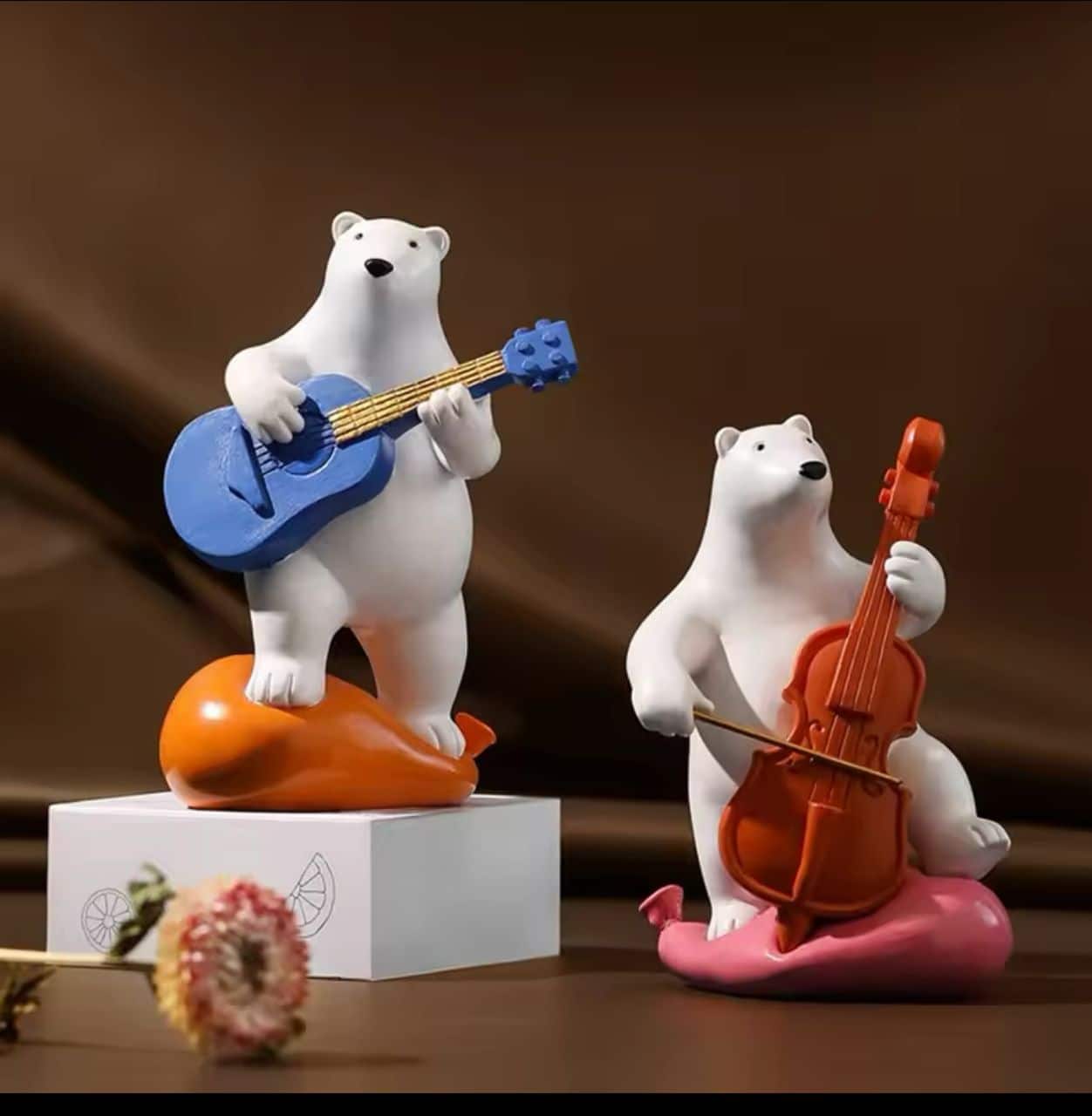 Adorable Guitar Bear Decor (2) Adorable Guitar Bear Decor - Image 3
