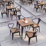 Dining outdoor rooftop set