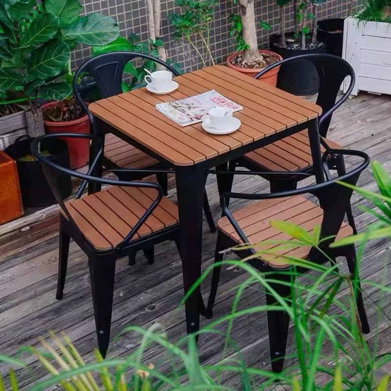 Dining outdoor rooftop set (3) Dining outdoor rooftop set (4 chair and a table) - Image 3
