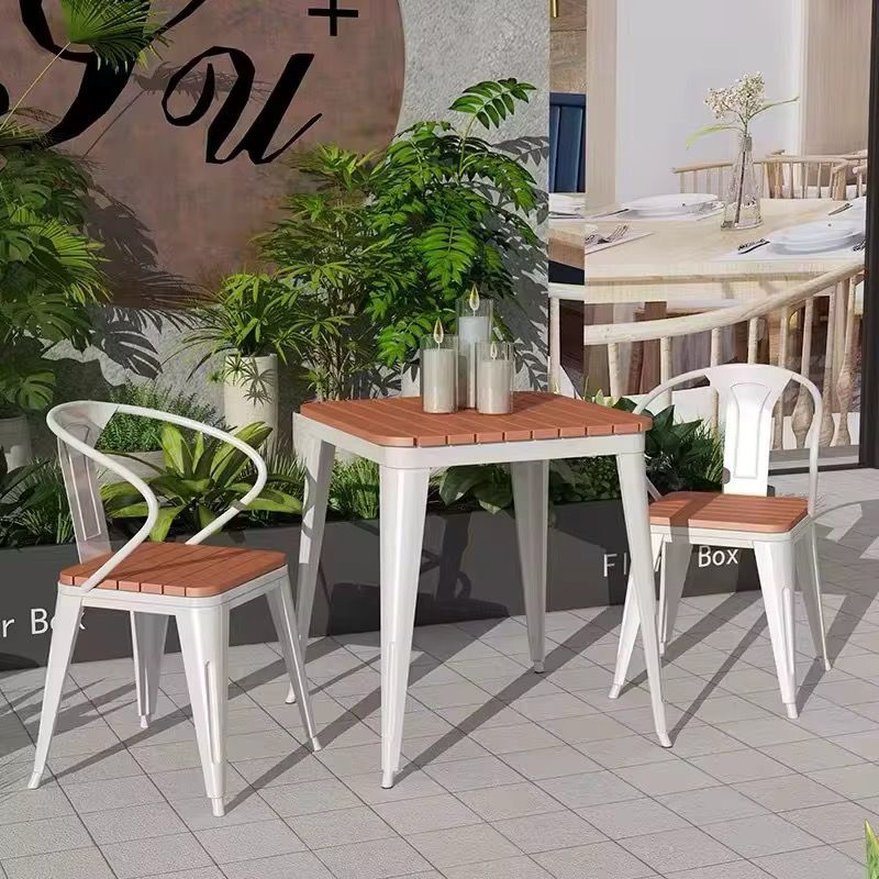 Dining outdoor rooftop set (4) Dining outdoor rooftop set (4 chair and a table) - Image 4