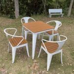 Dining outdoor rooftop set (4 chair and a table) - Image 5