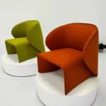 Leisure Armrest Fabric chair (1)