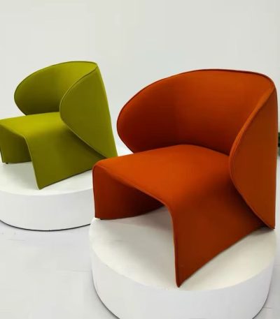 Leisure Armrest Fabric chair (1)