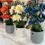 Metal Potted Artificial Table