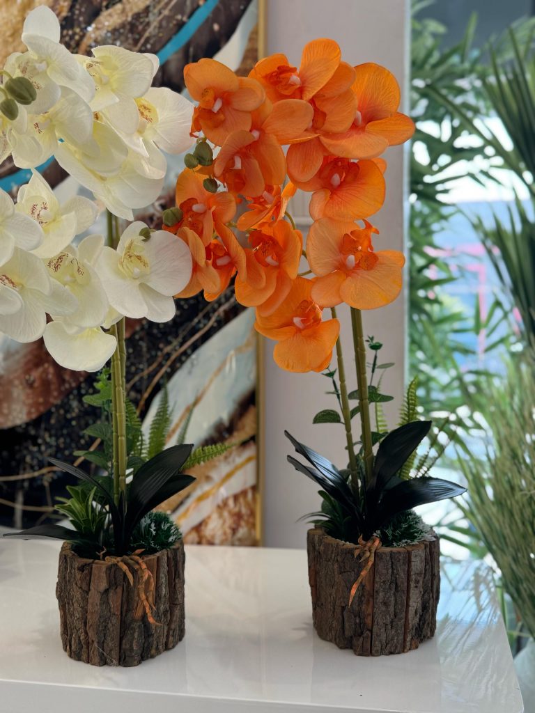 Wooden Potted Artificial Table Perfect (1)