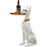 Adorable black dog side table decor - Image 4