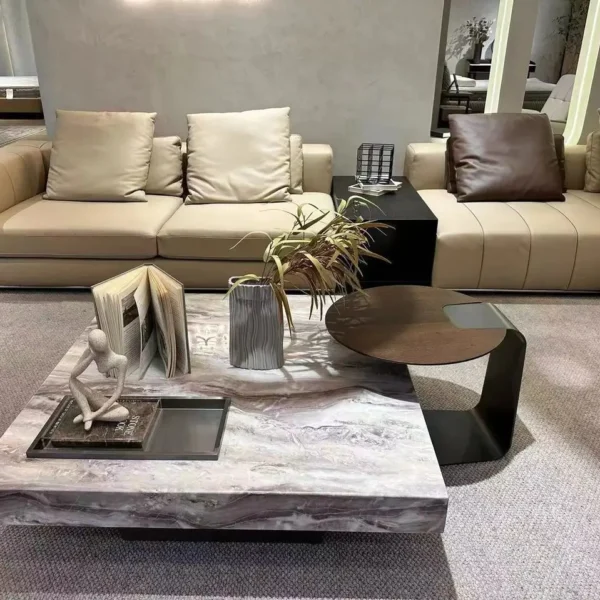 Our heavy nature marble coffee table