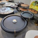 Our modern 2-in-1 solid wood coffee table