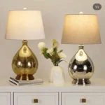 Luxury beige table lamp