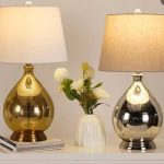 Luxury Table Lamp in Beige – Size D32 x H58cm