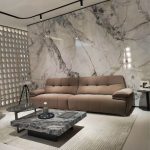 Luxurious 2.9 x 1 Metre Premium Leather Sofa in modern design from Teg Interiors