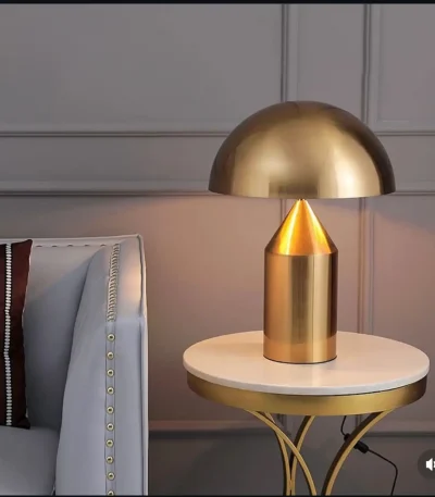 Nickel Turquoise Table Lamp – Set of 2, Size W42 x H67cm