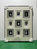 Sculpture-inspired 3D painting blending Nordic minimalism and medieval charm, size 80x120cm