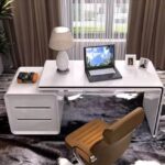 1.4m Modern High Glossy Table with sleek finish, durable build, and contemporary design for office and home use