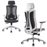 Ergonomic Mesh Chair with Lumbar Support – Modern Office Seating - Image 2
