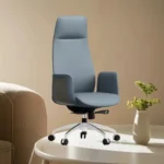 Premium Executive Office Swivel Chair with ergonomic design, padded seat, and smooth 360-degree rotation