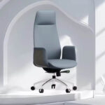 Premium Executive Office Swivel Chair with ergonomic design, padded seat, and smooth 360-degree rotation